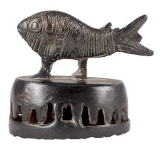 Fish Foot and Skin Scrubber In Dark Finish