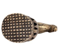 Golden Brass Sparrow Shape Foot Scrubber