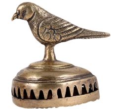 Brass Foot Scrubber With An Exquisite Bird