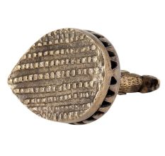 Brass Foot Scrubber With An Exquisite Bird
