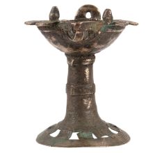 Brass  Fish Shaped Diya With Stand