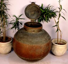 Copper Bronze Planter-25.5 X 25.5 Inches