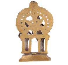 Brass Lord Bhagwan Vishnu Narayan and Laxmi Statue