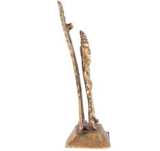 Brass Lord Bhagwan Vishnu Narayan and Laxmi Statue