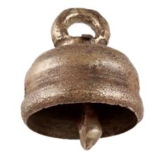Round Decorative Brass Cowbell