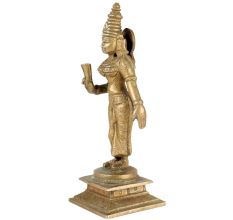Brass Statue Of Meenakshi Devi