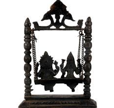 Ganesha Lakshmi in Swing Statue