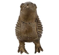 Brass Tribal Bird Figurine