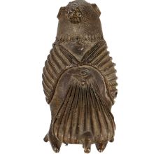 Brass Tribal Bird Figurine