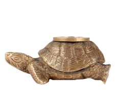 Brass Turtle Candle holder