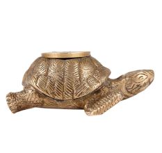 Brass Turtle Candle holder