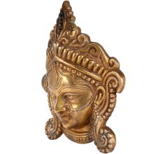 Brass Durga FaceÂ Wall Hanging