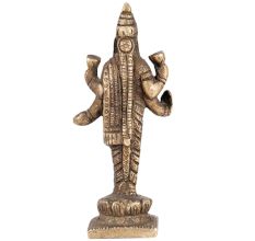 Brass Laxmi Mata Statue With Four Arms