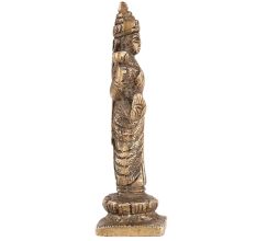 Brass Laxmi Mata Statue With Four Arms