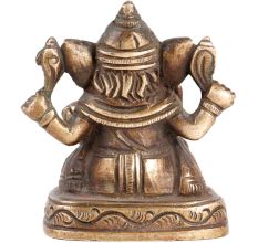 Mangal Murti Lord Ganesha Statue Sitting on Singhasan
