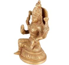 Brass Laxmi Goddess Of Wealth Statue