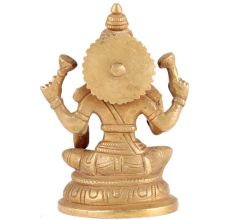 Brass Laxmi Goddess Of Wealth Statue