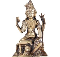 Brass Shiva Supreme God Statue