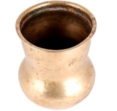 Brass Water Pot In Traditional Rounded Shape