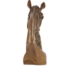 Brass Horse Bust With  Antique finish
