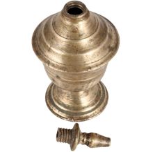 Old Rustic Brass Single Wick Petrol Or kerosene Lamp