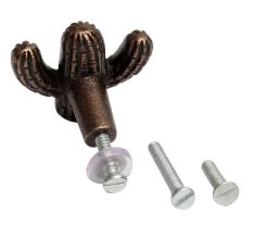 Antique Cactus Iron Cabinet Knobs