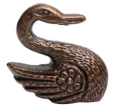 Antique Swan Iron Cabinet Knobs