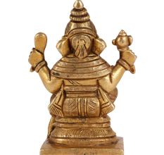 Brass Lord Ganesha Statue In Antique Finish