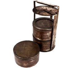 Old Brass 3 Storage Â Lunch Or Tiffin Box