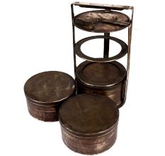 Old Brass 3 Storage Â Lunch Or Tiffin Box