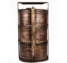 Old Brass 3 Storage Â Lunch Or Tiffin Box