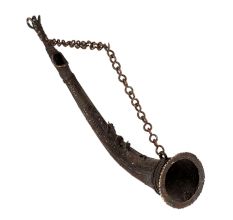 Brass Trumpet Or Turahi Musical Instrument