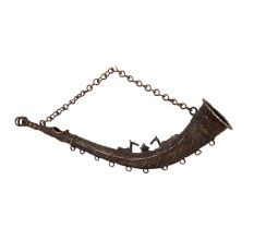 Brass Trumpet Or Turahi Musical Instrument