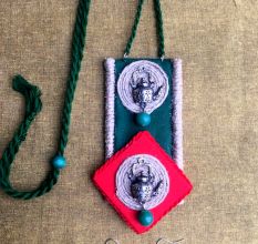 TeapotÂ NeckpieceÂ WithÂ EarringsÂ Set