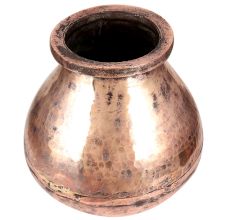 Old Hand Hammered Copper Water Pot