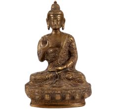 Brass Ashirwad Mudra Buddha Statue