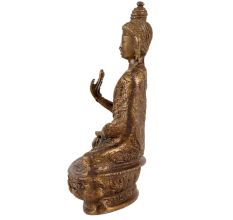 Brass Ashirwad Mudra Buddha Statue