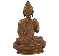 Brass Ashirwad Mudra Buddha Statue