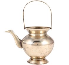 Brass Kamadal Pot With Handle And Spout