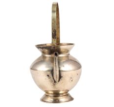 Brass Kamadal Pot With Handle And Spout