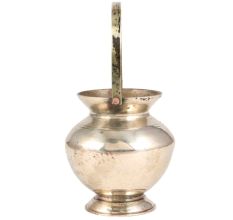 Brass Kamadal Pot With Handle And Spout