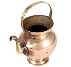 Kamandal Â Brass Copper Holy Water Pot With Spout