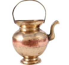 Kamandal Â Brass Copper Holy Water Pot With Spout
