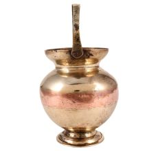 Kamandal Â Brass Copper Holy Water Pot With Spout