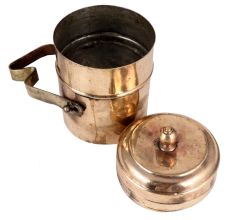 Two Tier Brass Tiffin Box With Locking System