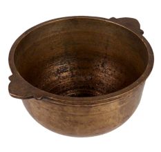 Simple Brass Bowl In Antique Finish