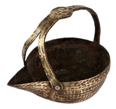 Brass Serving Bowl With Handle