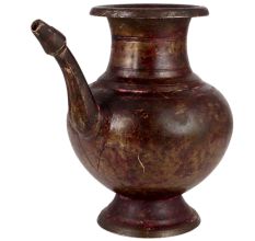 Brass Kamandal Pot In Dark Finish