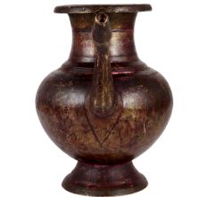 Brass Kamandal Pot In Dark Finish