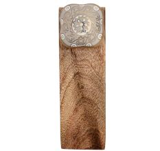 Light Grey Square Ceramic Wooden Door Stopper